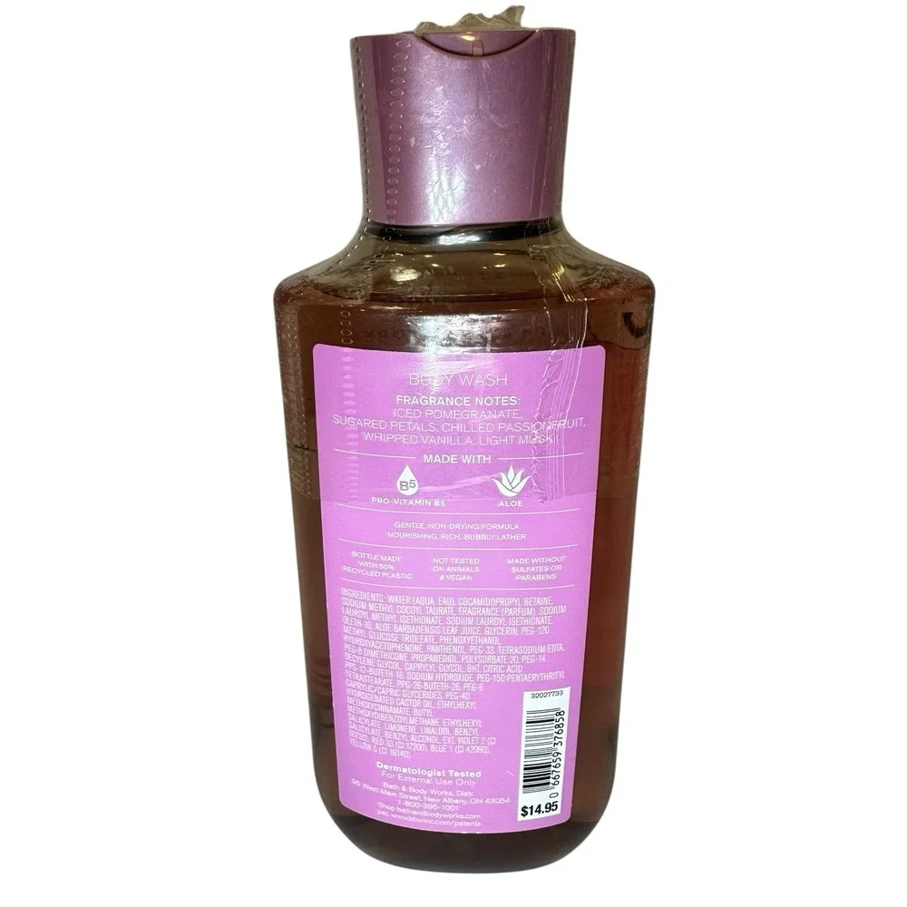 Bath & Body Works Be Enchanted Body Wash 10 oz Pomegranate Vanilla NEW